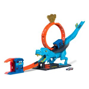Hot Wheels City Pista De Juguete T-rex Devorador 